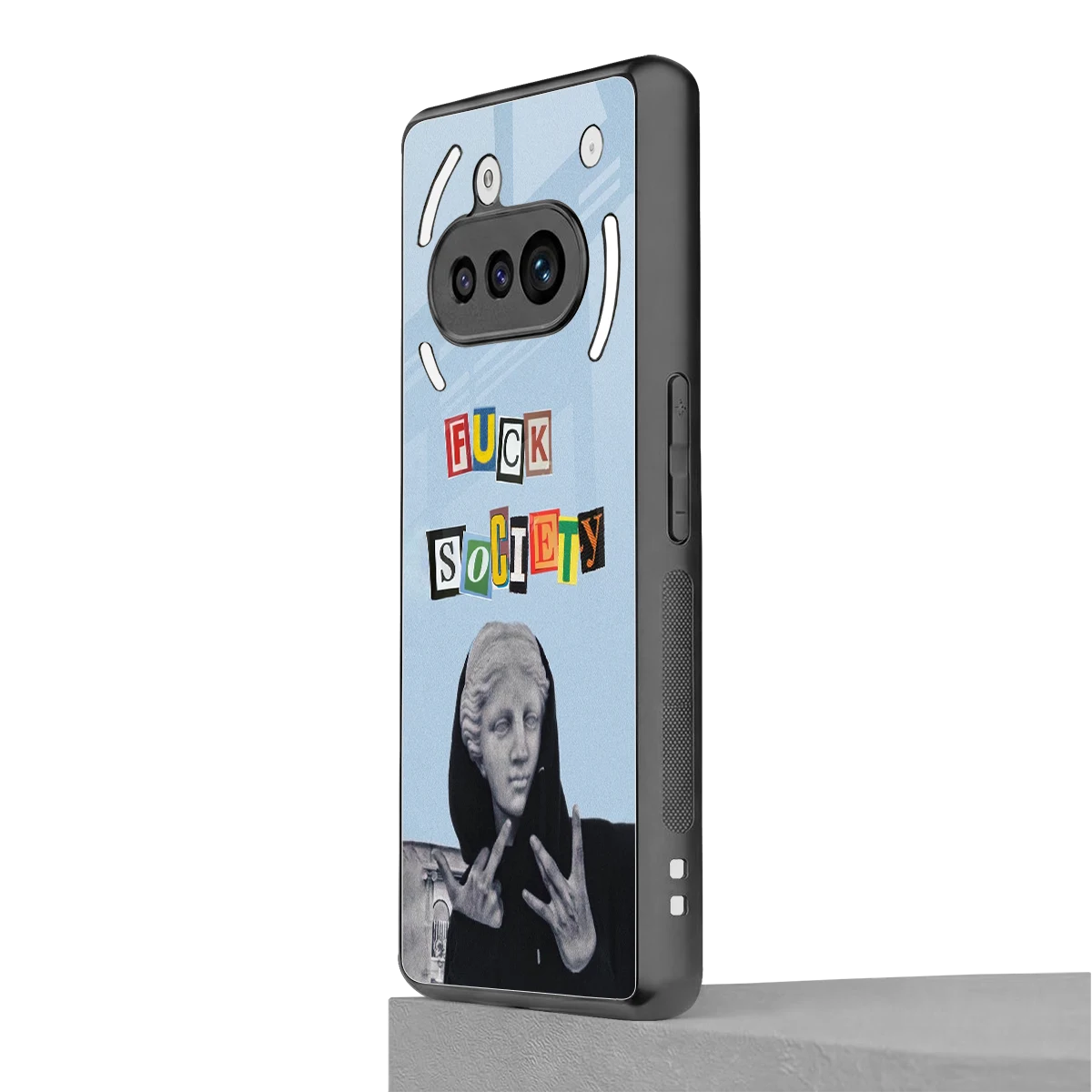Rebel Mind nothing phone 3a mobile cover | shockproof glass phone case