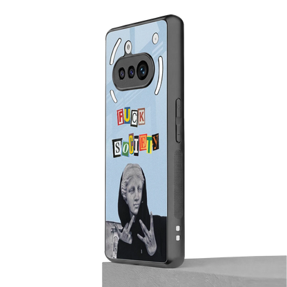 Rebel Mind nothing phone 3a mobile cover | shockproof glass phone case