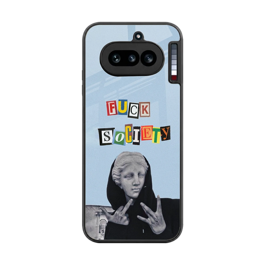 Rebel Mind back phone cover | glass case for nothing phone 4a