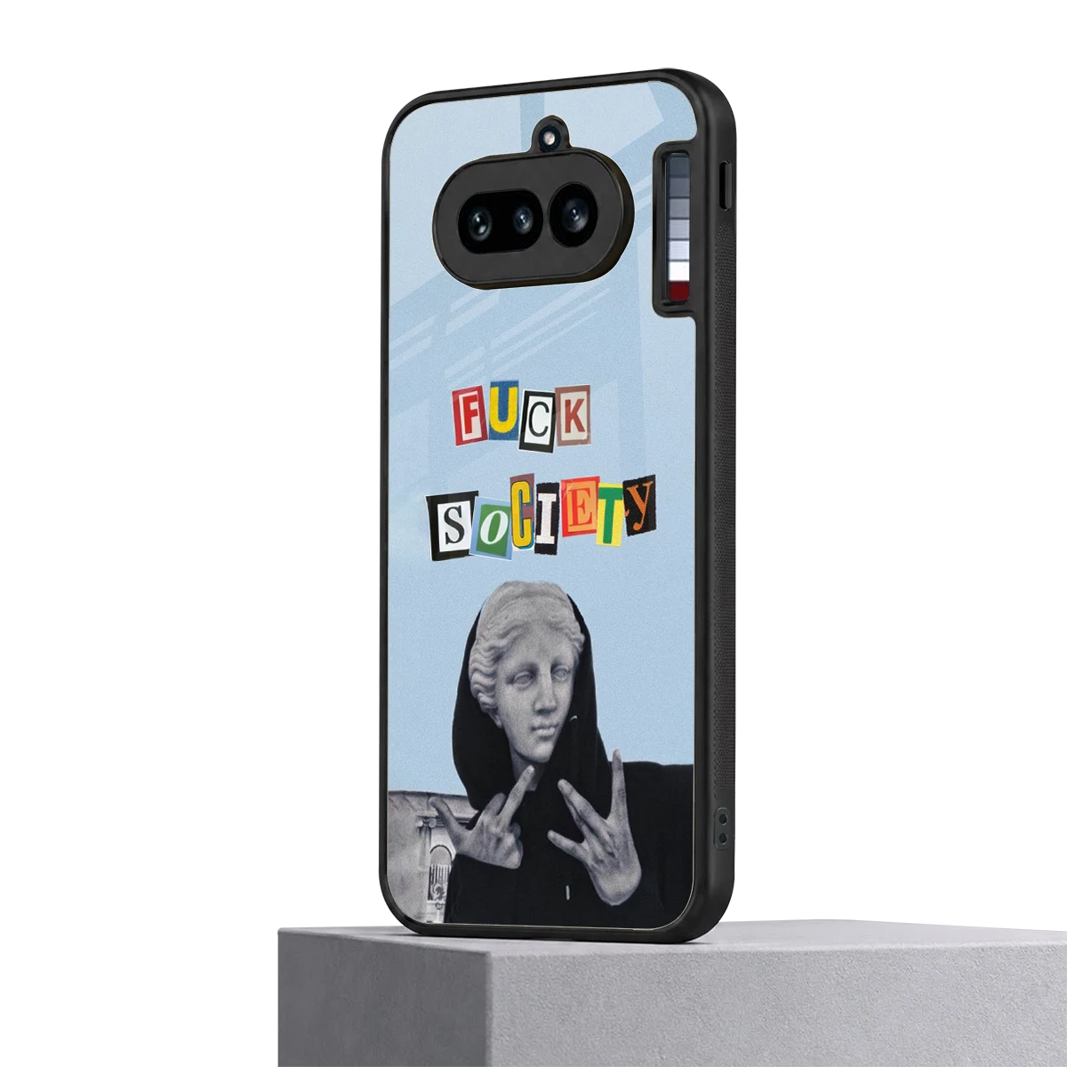 Rebel Mind nothing phone 4a mobile cover | shockproof glass phone case