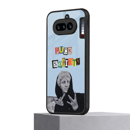 Rebel Mind nothing phone 4a mobile cover | shockproof glass phone case