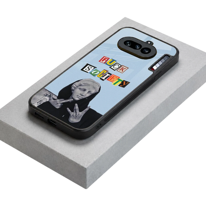 Rebel Mind stylish phone case for nothing phone 4a | glossy glass and slim fit