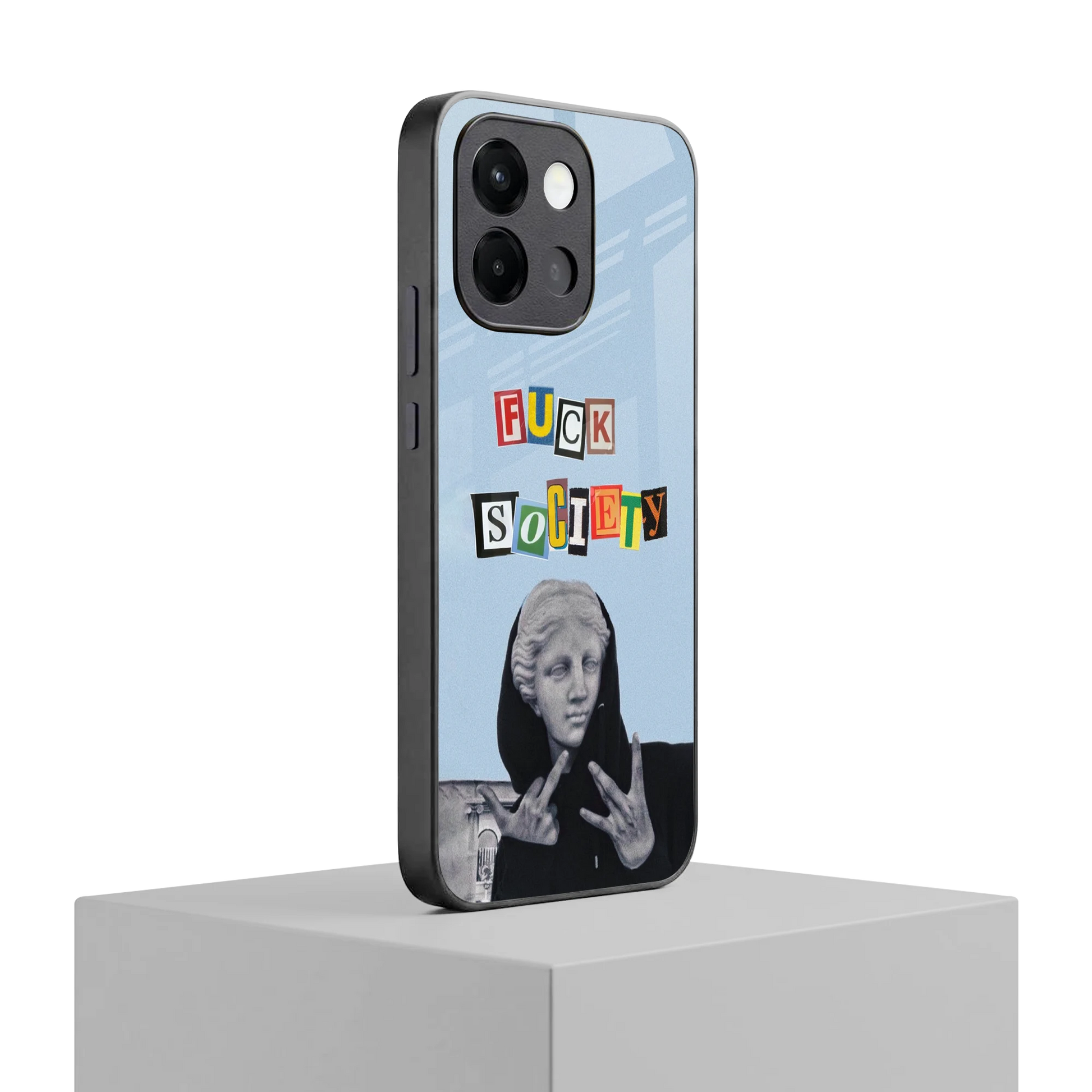 Rebel Mind oneplus 13s mobile cover | shockproof glass phone case