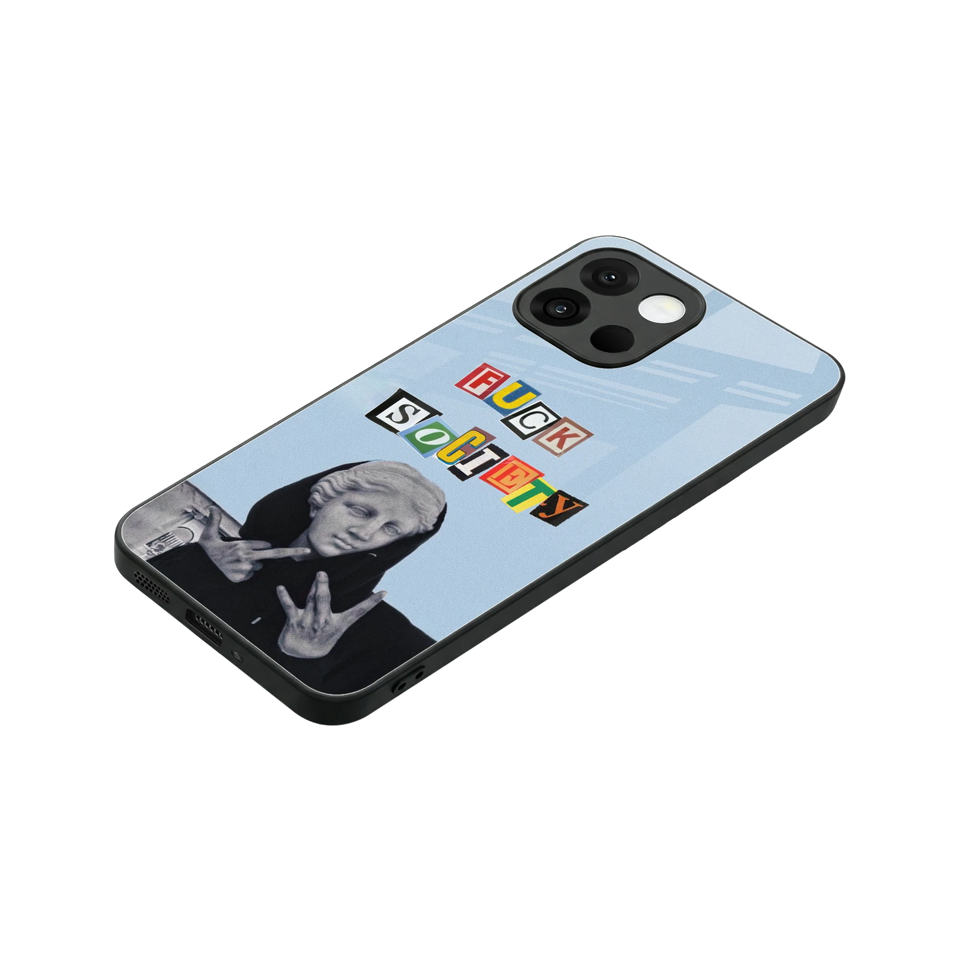 Rebel Mind stylish phone case for oneplus 13s | glossy glass and slim fit