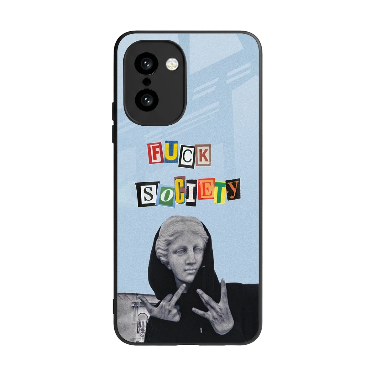 Rebel Mind back phone cover | glass case for oneplus 15r