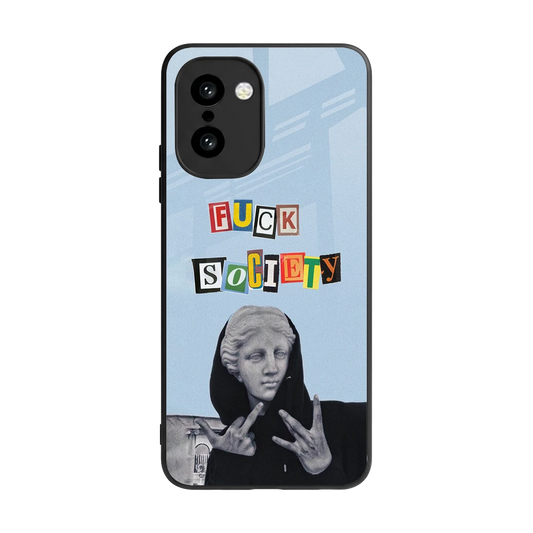 Rebel Mind back phone cover | glass case for oneplus 15r