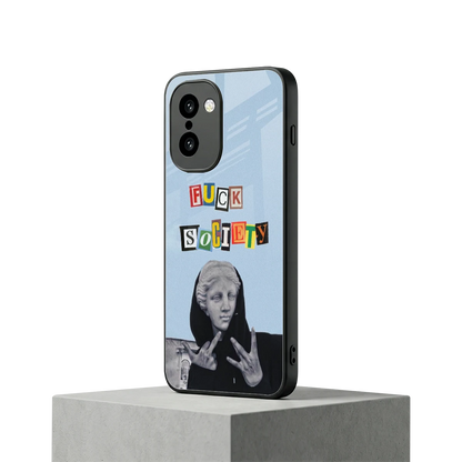 Rebel Mind oneplus 15r mobile cover | shockproof glass phone case