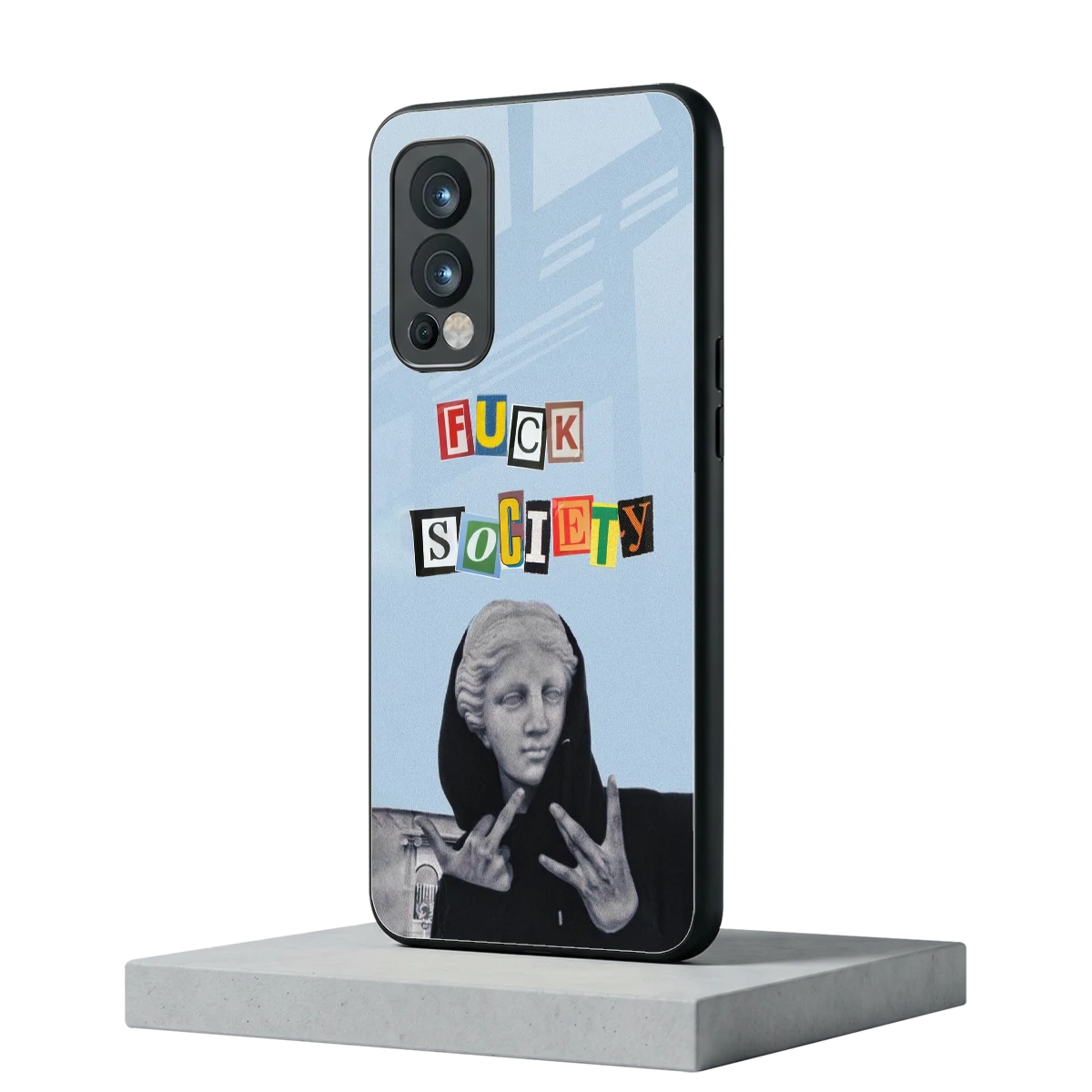 Rebel Mind oneplus nord 2 mobile cover | shockproof glass phone case