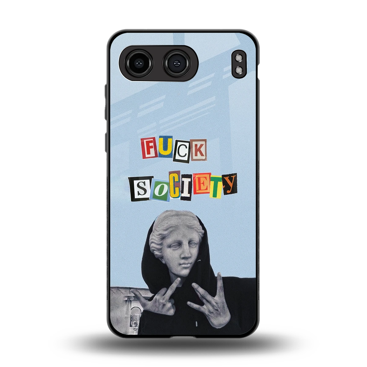 Rebel Mind back phone cover | glass case for oneplus nord 4