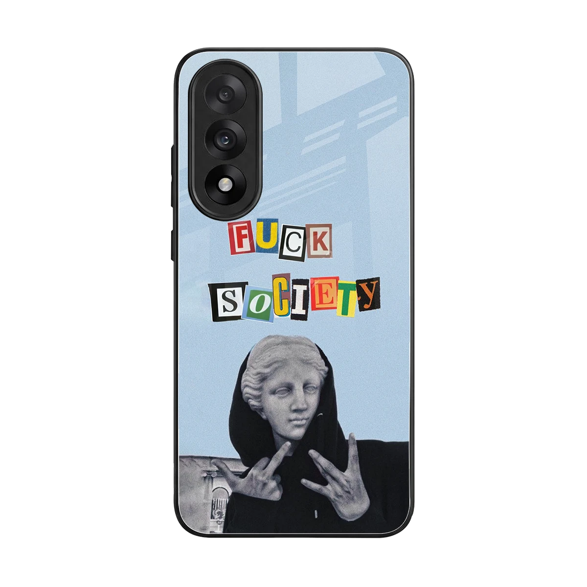 Rebel Mind back phone cover | glass case for oneplus nord 5