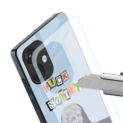 Rebel Mind stylish phone case for oneplus nord ce 3 | glossy glass and slim fit