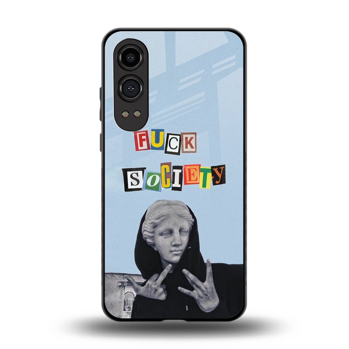 Rebel Mind back phone cover | glass case for oneplus nord ce 4 lite