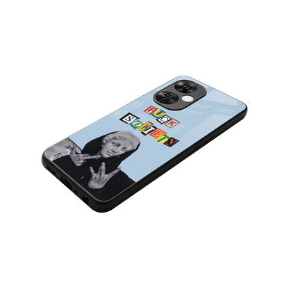 Rebel Mind stylish phone case for oneplus nord ce 3 lite | glossy glass and slim fit