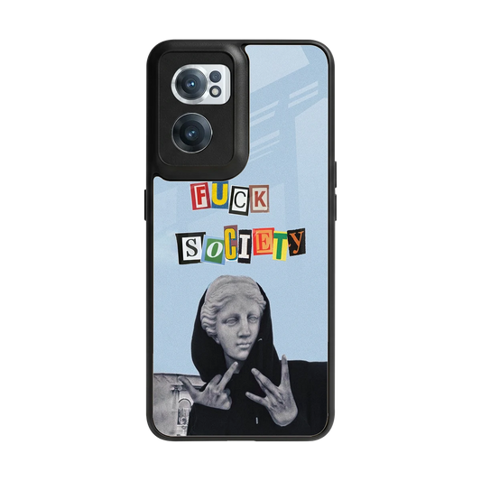 Rebel Mind back phone cover | glass case for oneplus nord ce 2
