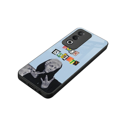 Rebel Mind stylish phone case for oppo a3 pro | glossy glass and slim fit