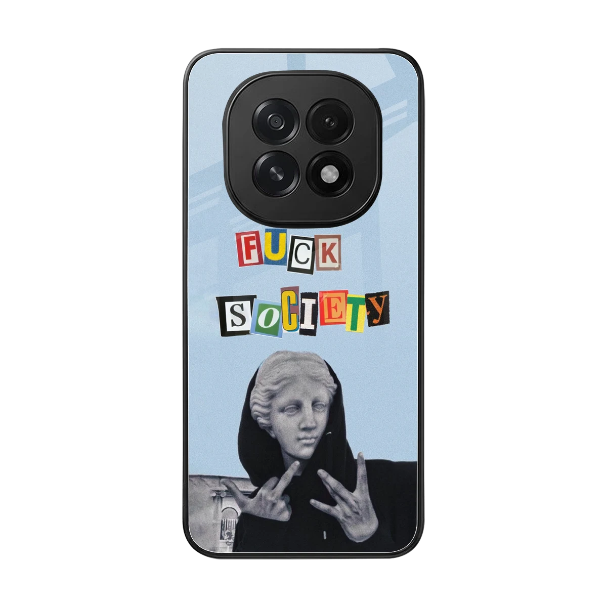 Rebel Mind back phone cover | glass case for oppo f29 5g
