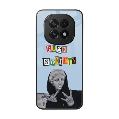Rebel Mind back phone cover | glass case for oppo f29 5g