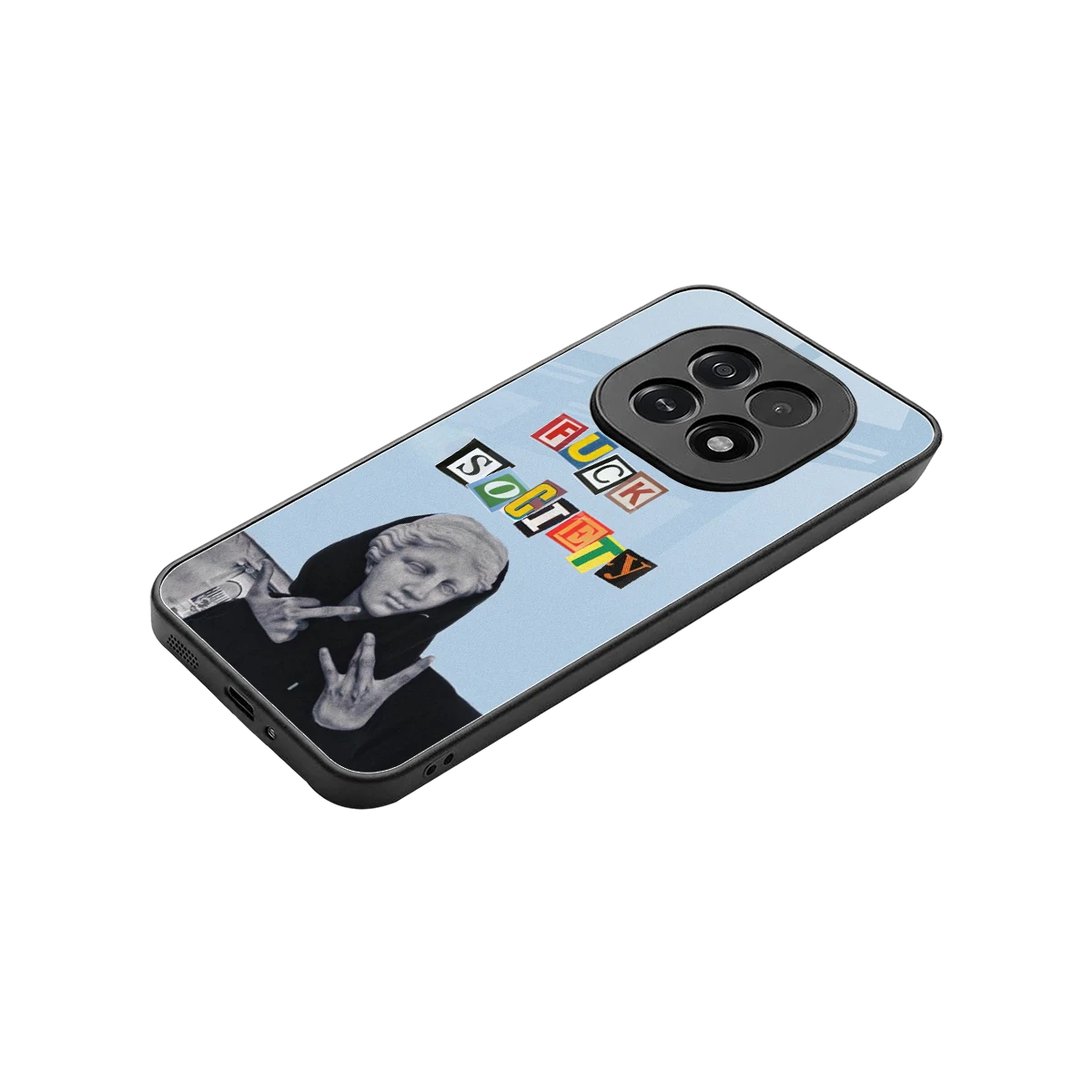 Rebel Mind stylish phone case for oppo f29 5g | glossy glass and slim fit