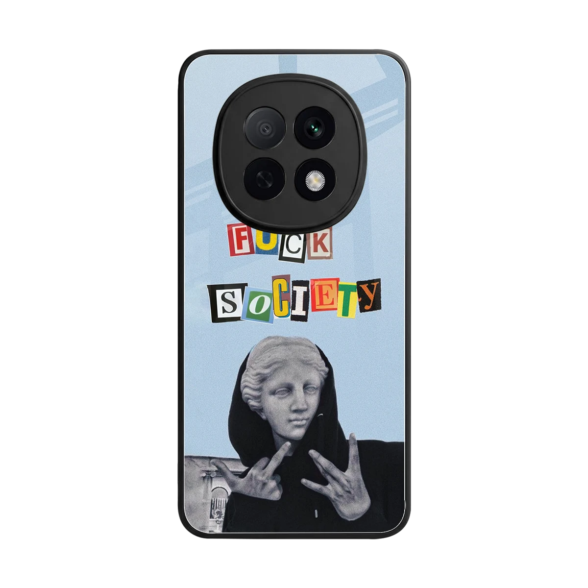 Rebel Mind back phone cover | glass case for oppo f29 pro 5g