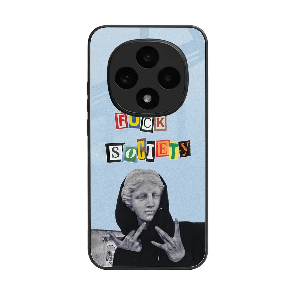 Rebel Mind back phone cover | glass case for oppo f31 pro 5g