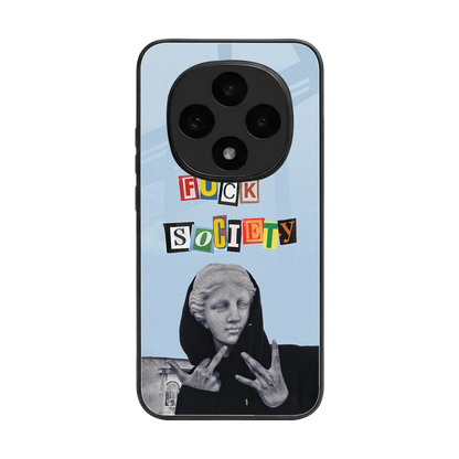 Rebel Mind back phone cover | glass case for oppo f31 pro 5g