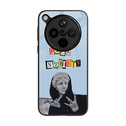 Rebel Mind back phone cover | glass case for oppo find x8