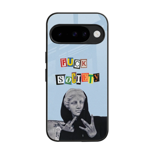 Rebel Mind back phone cover | glass case for google pixel 10