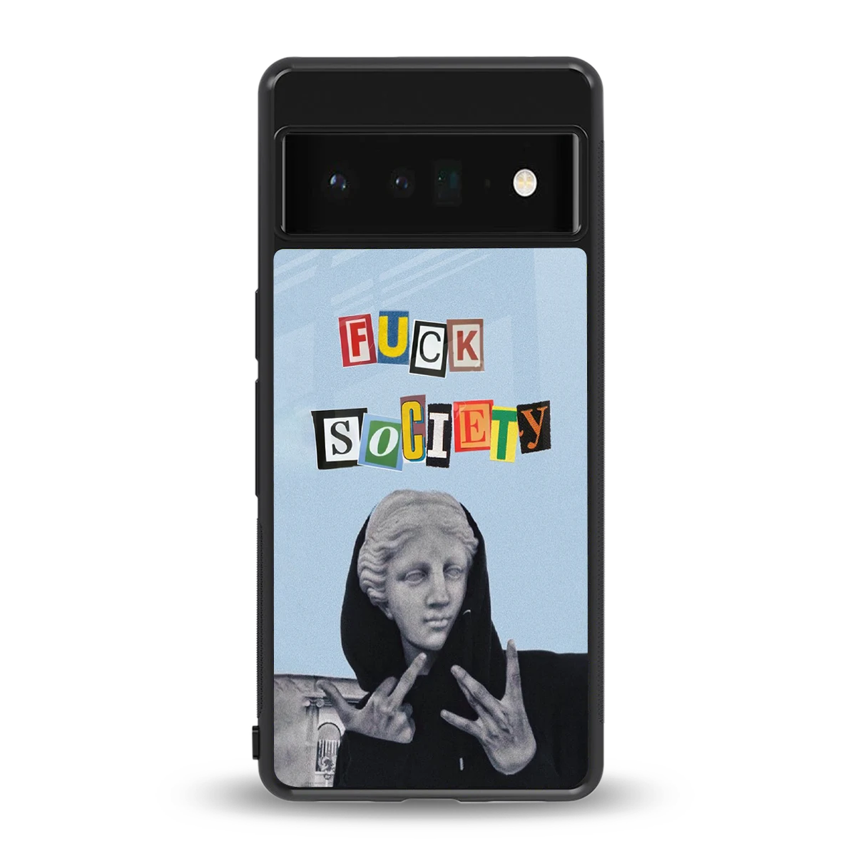Rebel Mind back phone cover | glass case for google pixel 6 pro