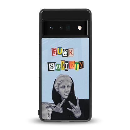 Rebel Mind back phone cover | glass case for google pixel 6 pro