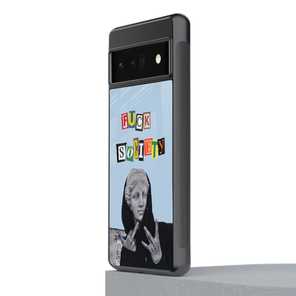 Rebel Mind stylish phone case for google pixel 6 pro | glossy glass and slim fit