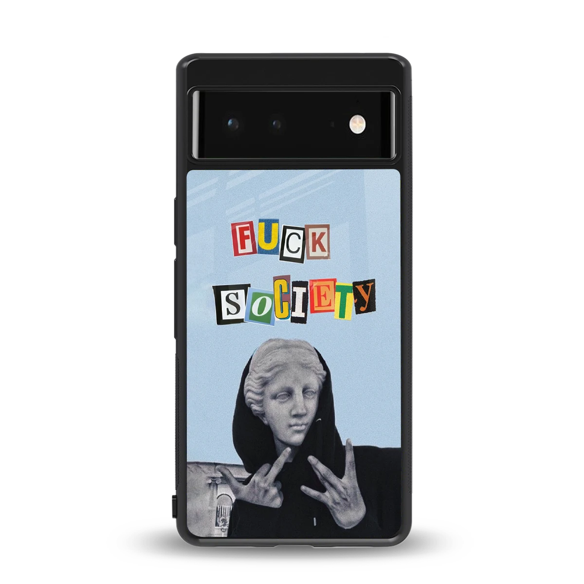 Rebel Mind back phone cover | glass case for google pixel 6
