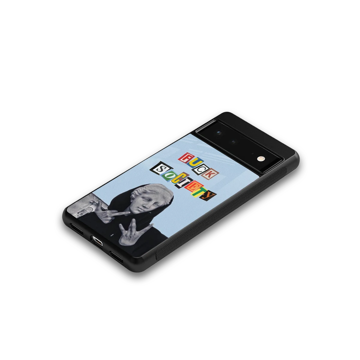 Rebel Mind google pixel 6a mobile cover | shockproof glass phone case