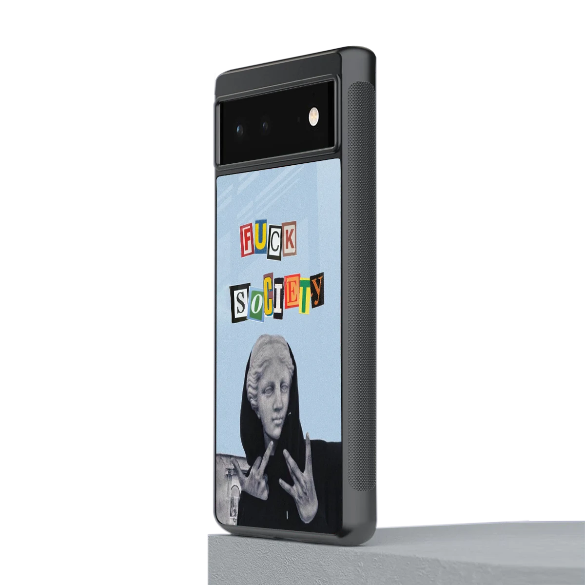 Rebel Mind stylish phone case for google pixel 6 | glossy glass and slim fit