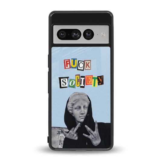 Rebel Mind back phone cover | glass case for google pixel 7 pro
