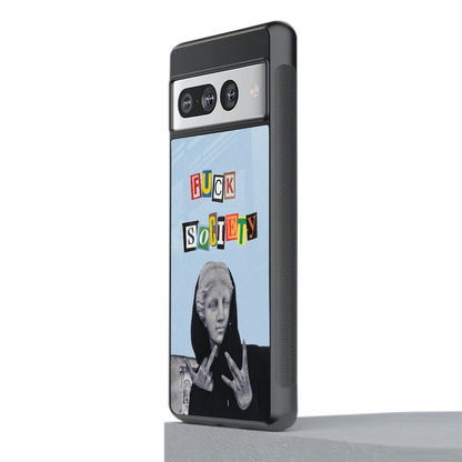 Rebel Mind stylish phone case for google pixel 7 pro | glossy glass and slim fit