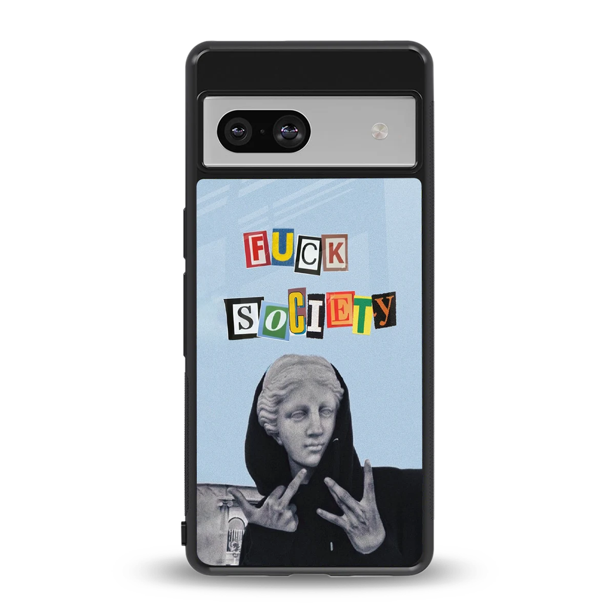 Rebel Mind back phone cover | glass case for google pixel 7