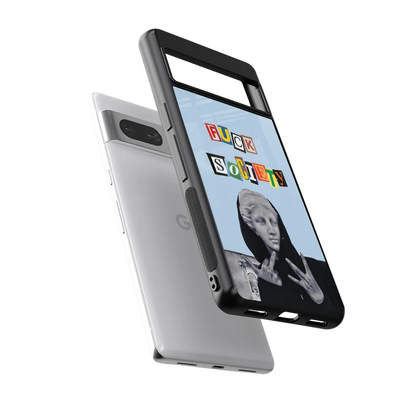 Rebel Mind sleek google pixel 7a cover with tempered glass back and TPU edges