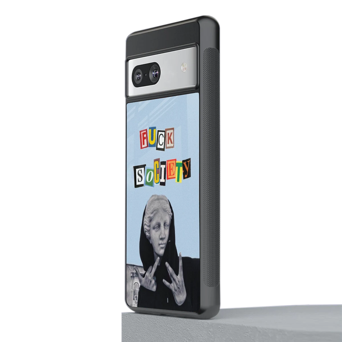 Rebel Mind stylish phone case for google pixel 7a | glossy glass and slim fit