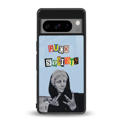 Rebel Mind back phone cover | glass case for google pixel 8 pro