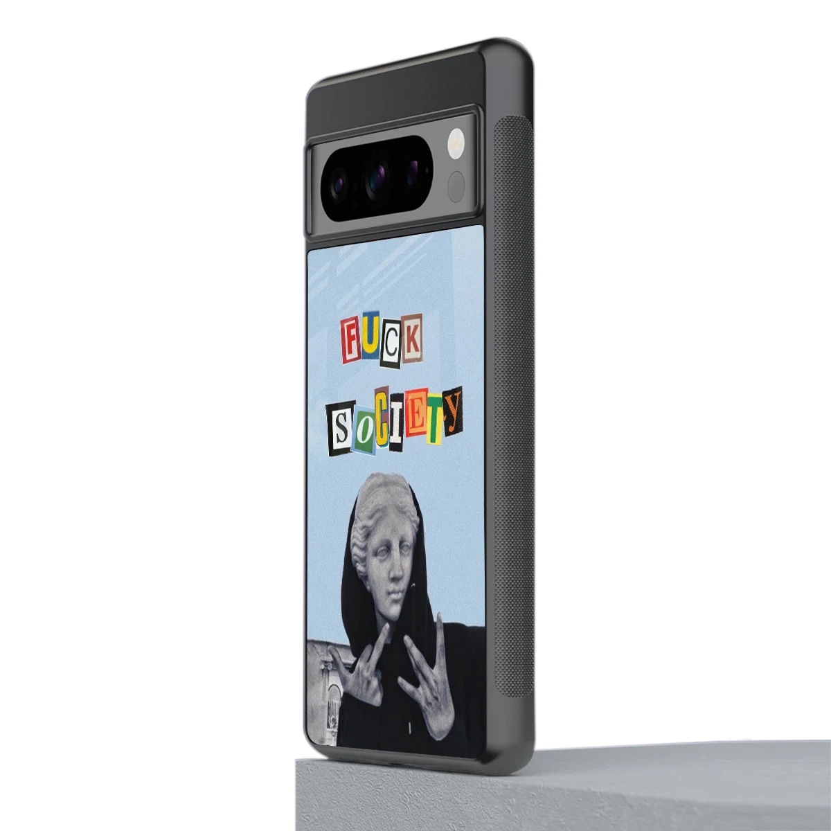 Rebel Mind stylish phone case for google pixel 8 pro | glossy glass and slim fit