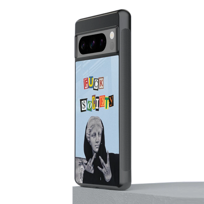 Rebel Mind stylish phone case for google pixel 8 pro | glossy glass and slim fit