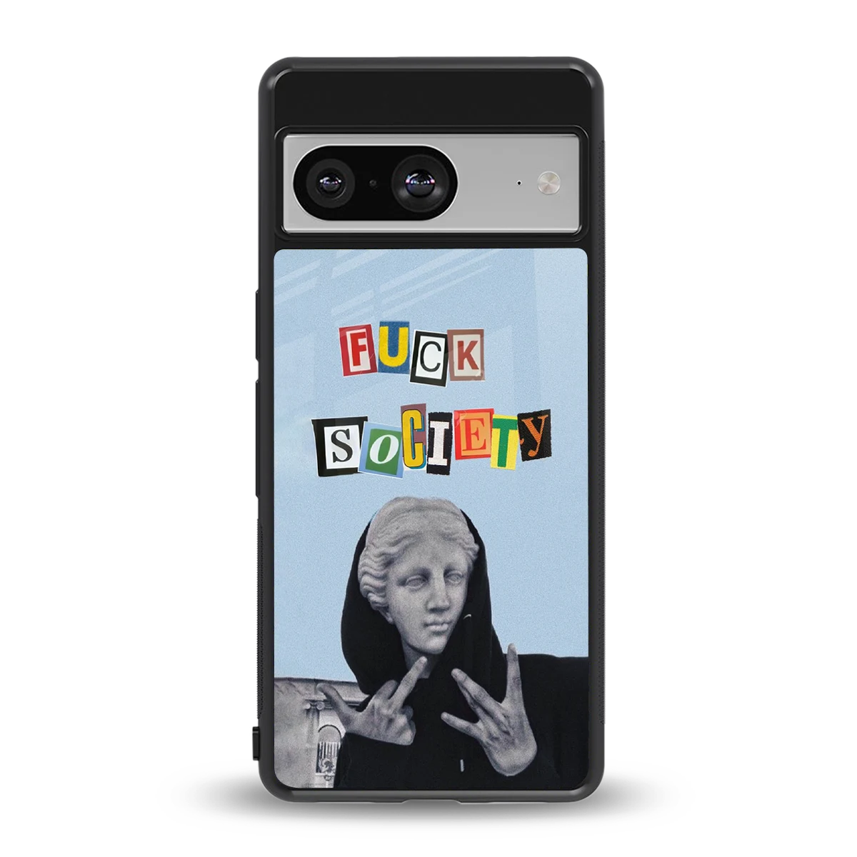 Rebel Mind back phone cover | glass case for google pixel 8