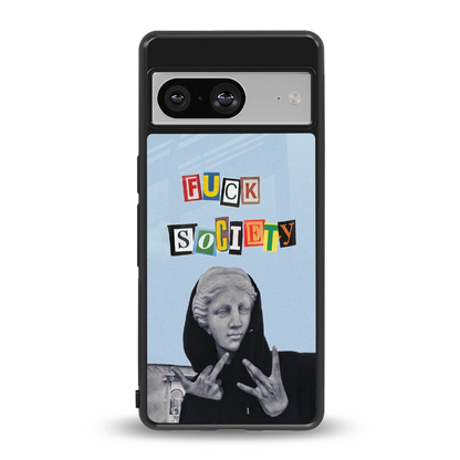 Rebel Mind back phone cover | glass case for google pixel 8