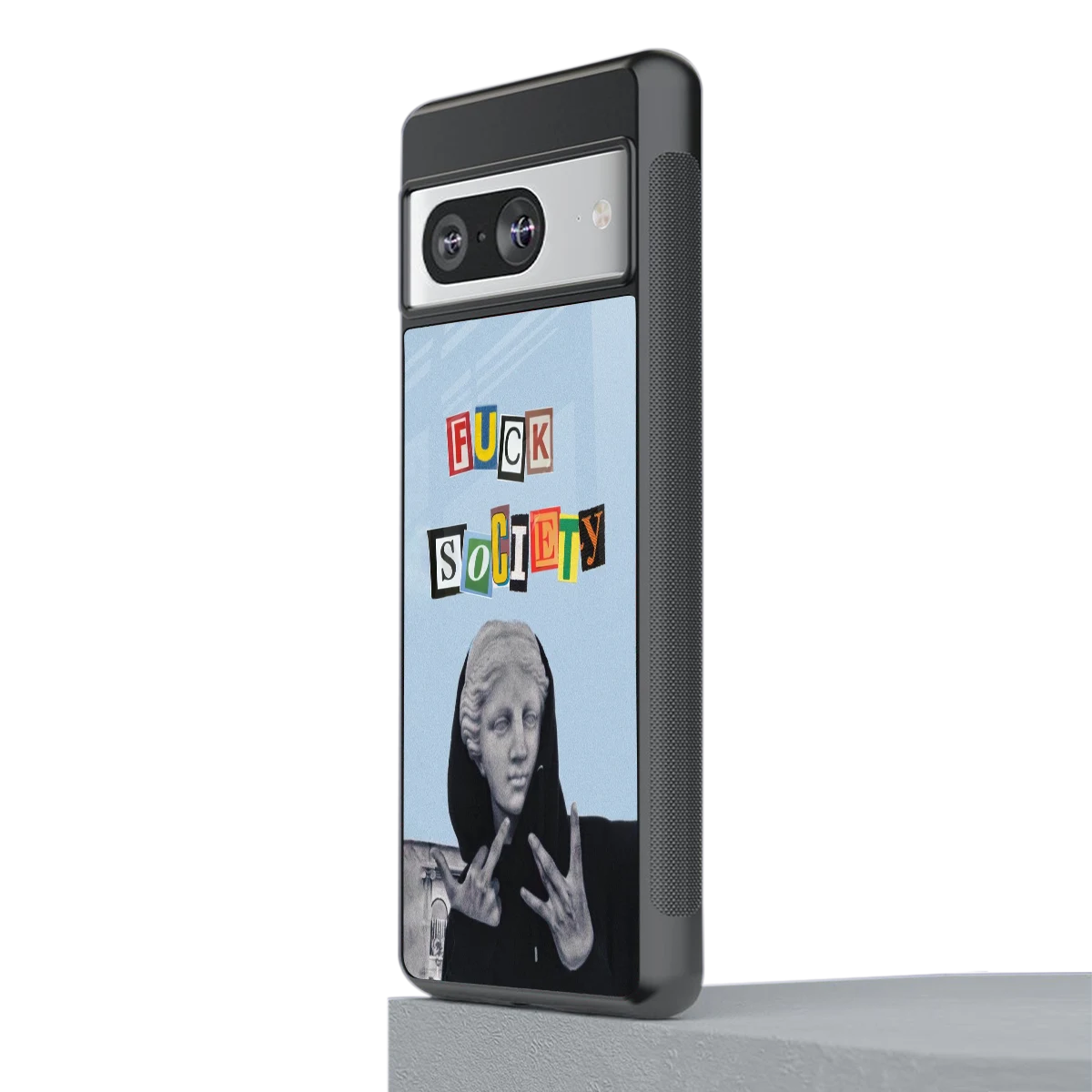 Rebel Mind stylish phone case for google pixel 8 | glossy glass and slim fit