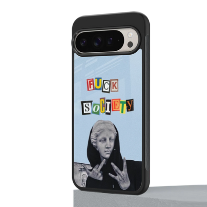 Rebel Mind google pixel 9 pro mobile cover | shockproof glass phone case