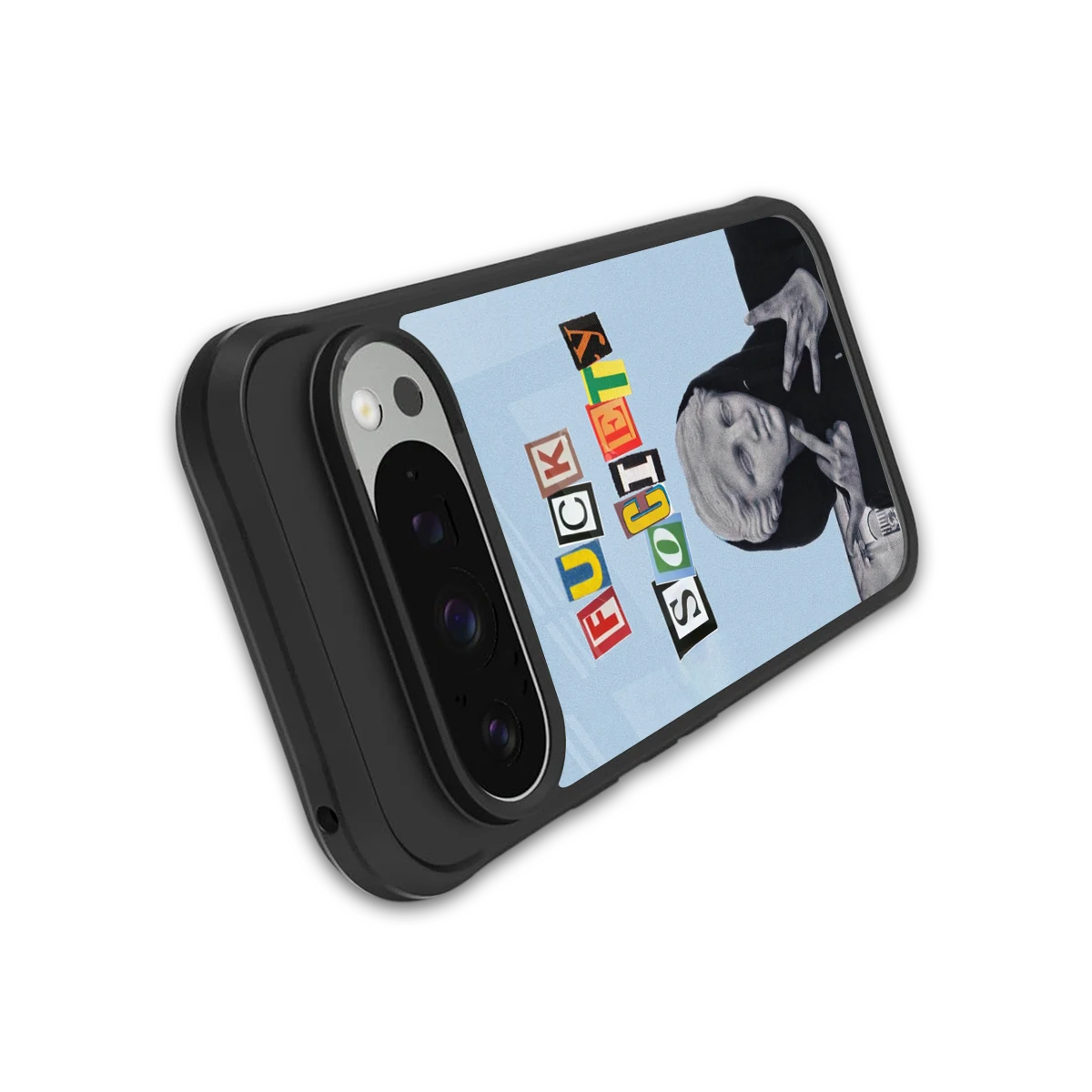 Rebel Mind stylish phone case for google pixel 9 pro xl | glossy glass and slim fit