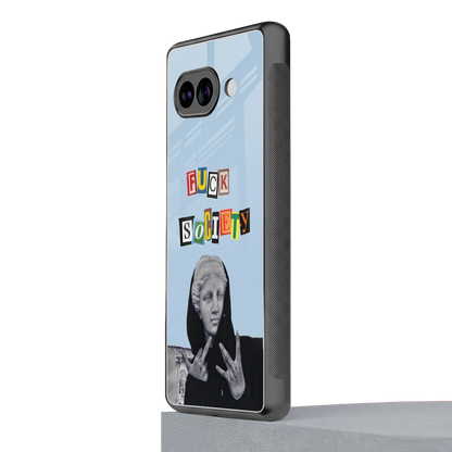 Rebel Mind google pixel 10a mobile cover | shockproof glass phone case