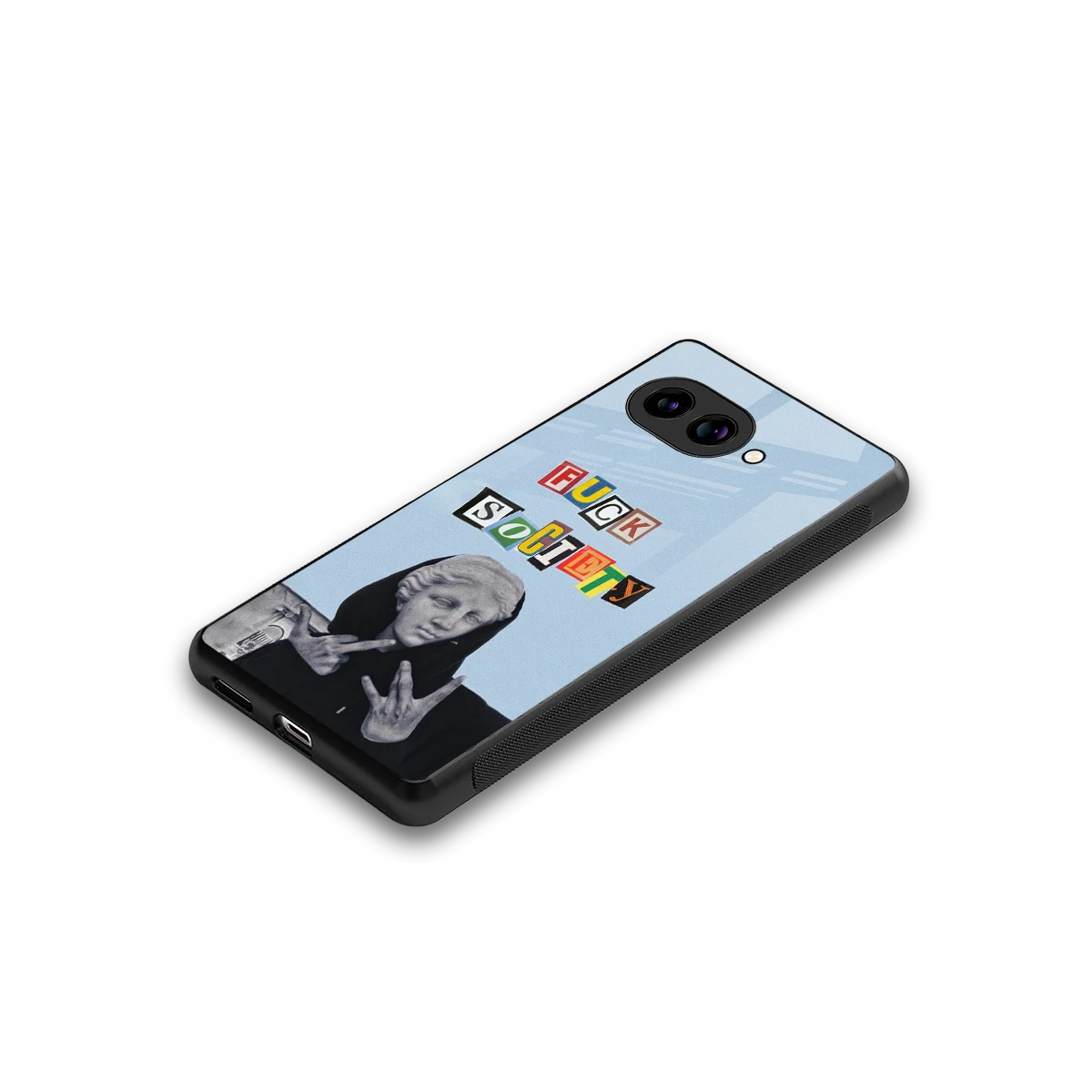 Rebel Mind stylish phone case for google pixel 10a | glossy glass and slim fit