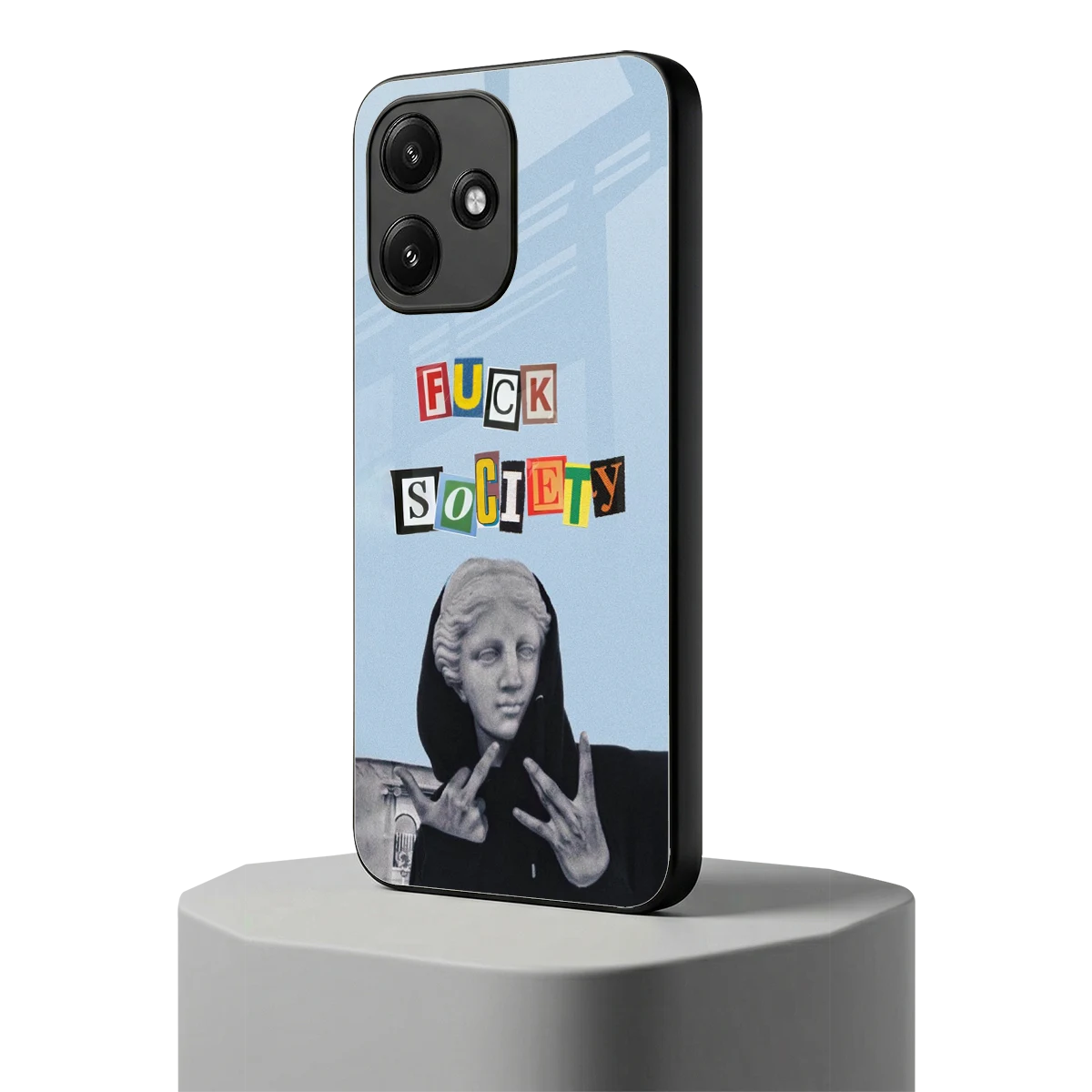 Rebel Mind redmi 12 5g mobile cover | shockproof glass phone case