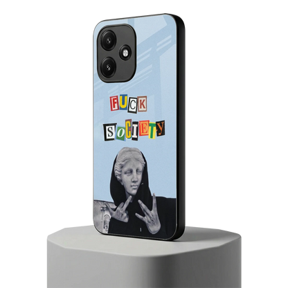 Rebel Mind redmi 12 5g mobile cover | shockproof glass phone case